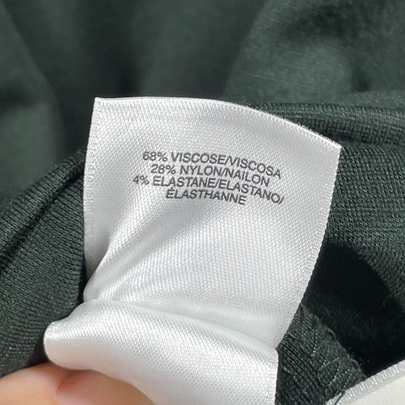 NEW! ANNE KLEIN FOREST GREEN CASCADE RUFFLE TOP! WOMENS 8! - Picture 8 of 12